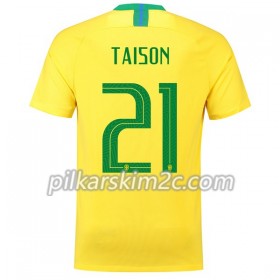 Koszulka Brazylia Taison 21 Główna Mistrzostwa Świata 2018 - Koszulki Piłkarskie